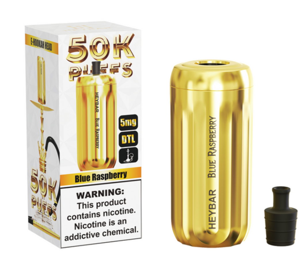 HEYBAR E-HOOKAH 50,000 PUFFS DISPOSABLE