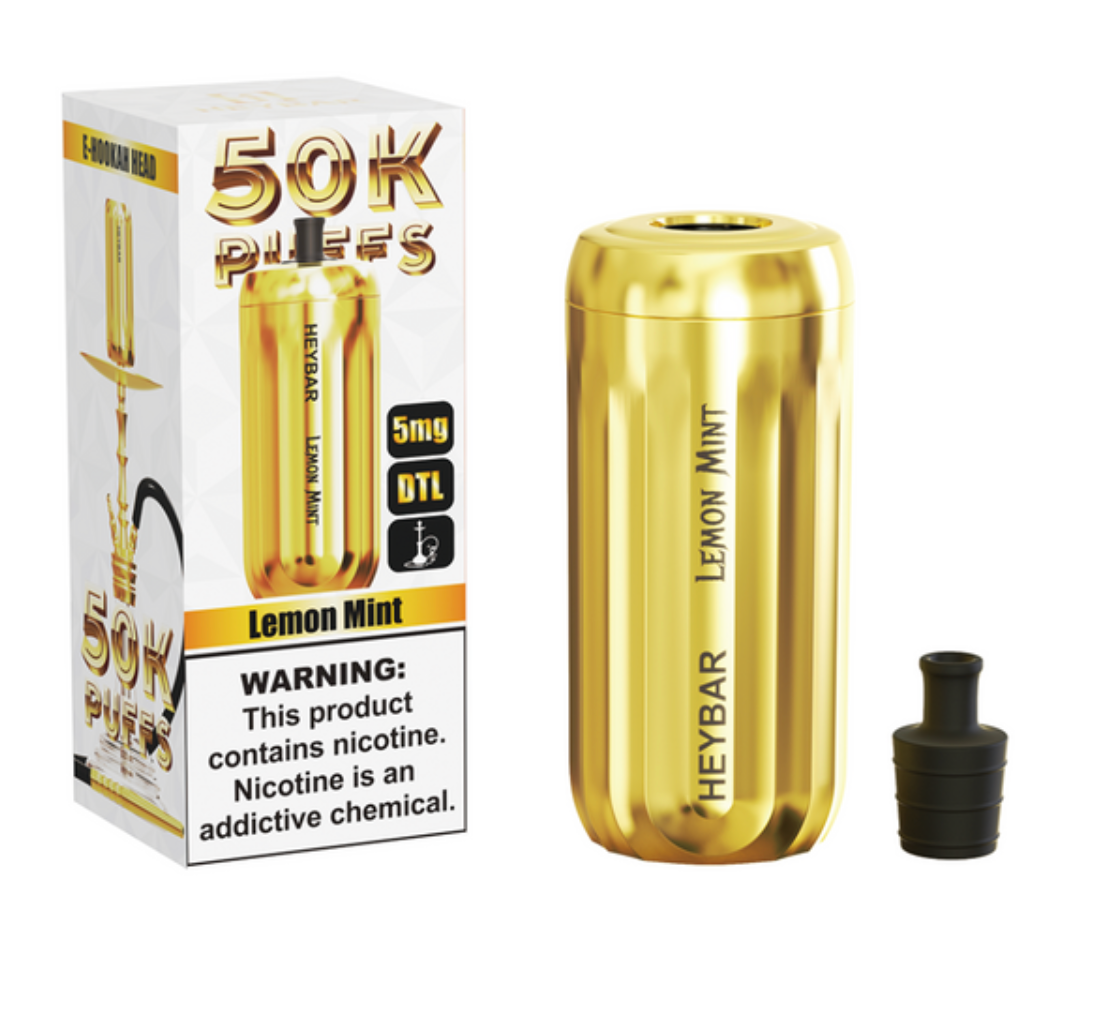 HEYBAR E-HOOKAH 50,000 PUFFS DISPOSABLE