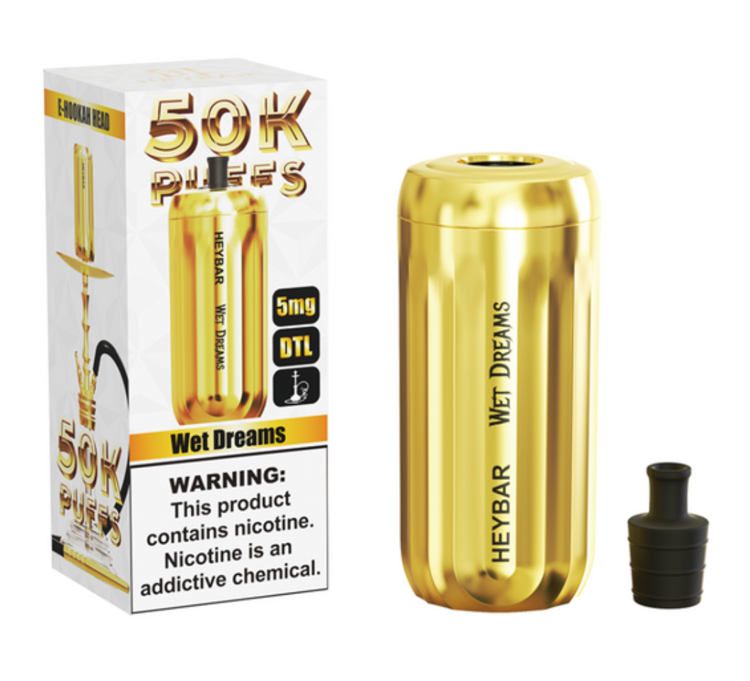 HEYBAR E-HOOKAH 50,000 PUFFS DISPOSABLE