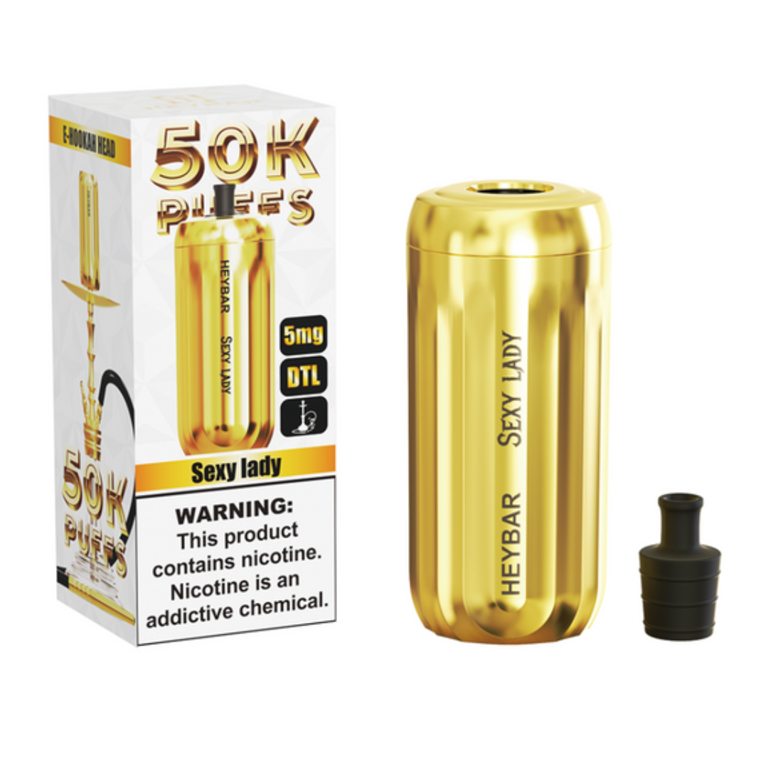 HEYBAR E-HOOKAH 50,000 PUFFS DISPOSABLE