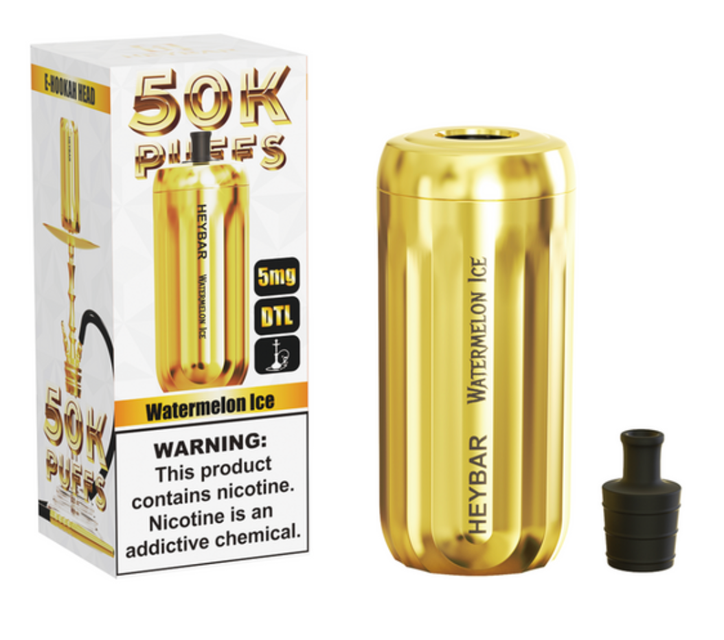 HEYBAR E-HOOKAH 50,000 PUFFS DISPOSABLE